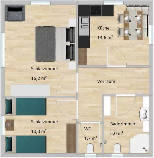 Ferienwohnung Stoff Tux Exterior foto